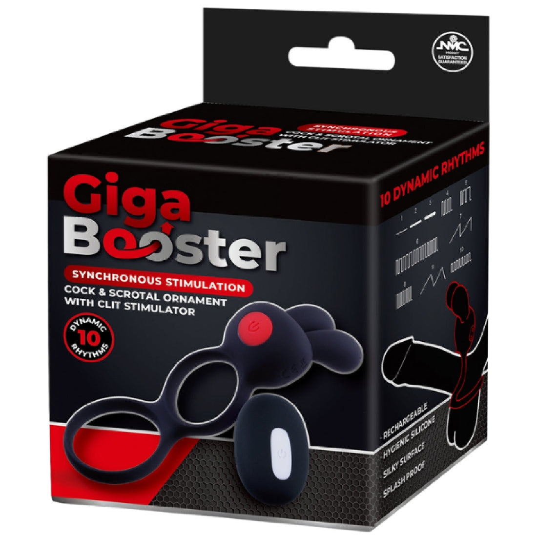 Cock & Scrotal Ornament with Clit Stimulator Excellent Power