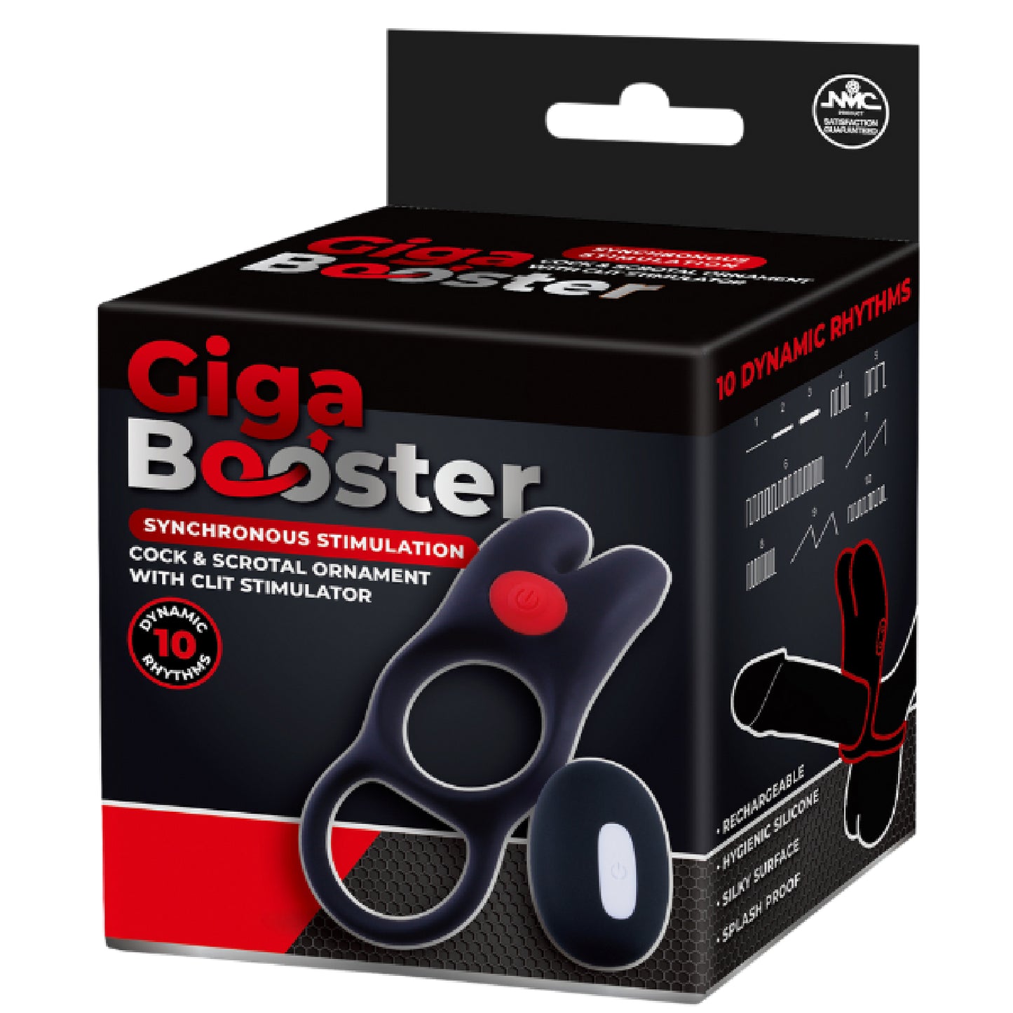 Cock & Scrotal Ornament with Clit Stimulator Excellent Power