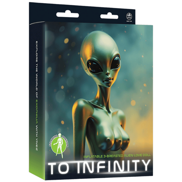 Inflatable 3-Breasted Alien Love Doll -