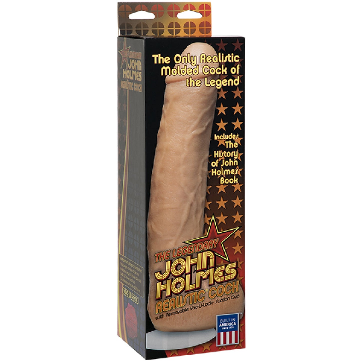 John Holmes Realistic Cock With Removable Vac-U-Lock Suction Cup