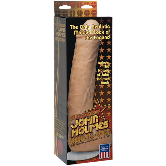 John Holmes Realistic Cock With Removable Vac-U-Lock Suction Cup