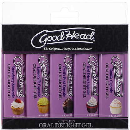 Oral Delight Gel Cupcakes - 5 Pack Doc Johnson