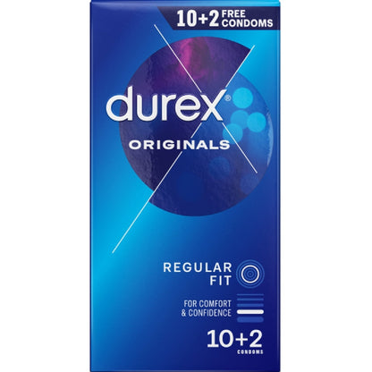 Originals Latex Condoms 10's 2 Free Durex