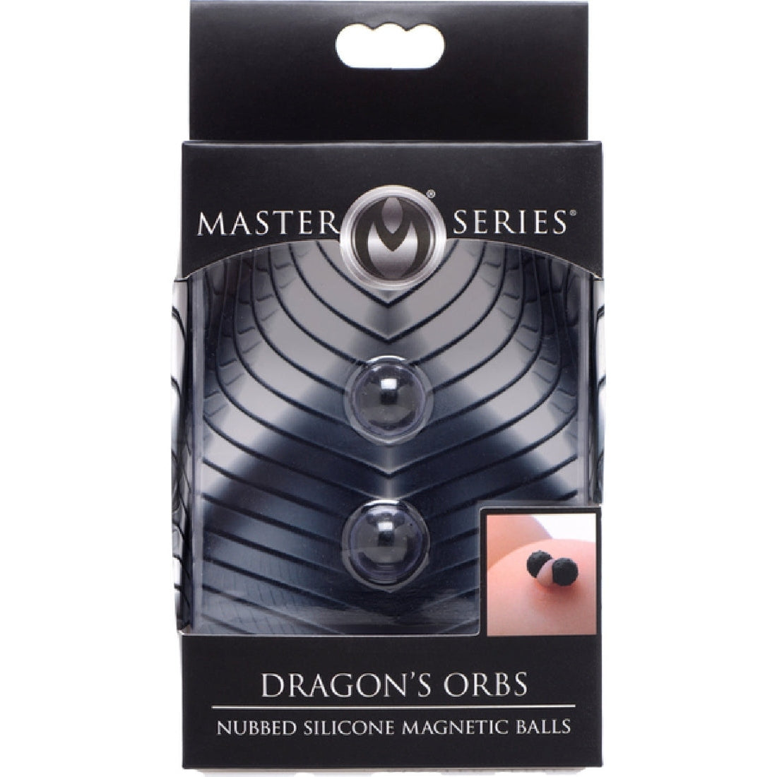 Dragon's Orbs Nubbed Silicone Magnetic Balls Xr Brands