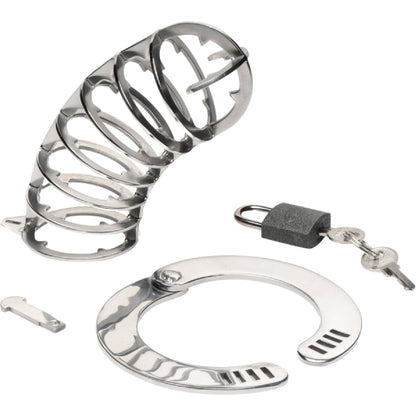 Stainless Steel Spiked Chastity Cage Xr Brands