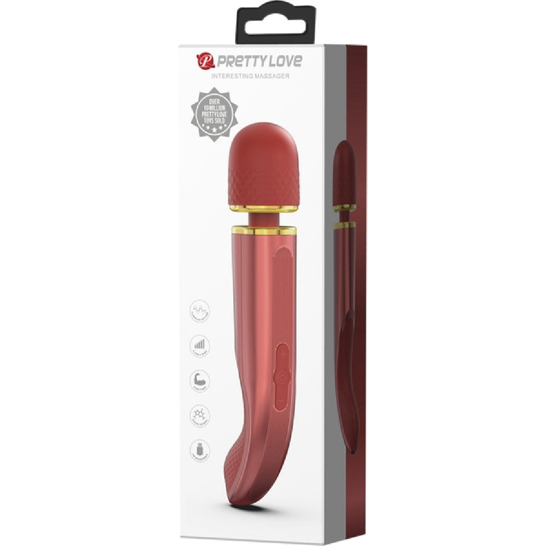 Rechargeable Charming Massager Plus 11.4" Pretty Love