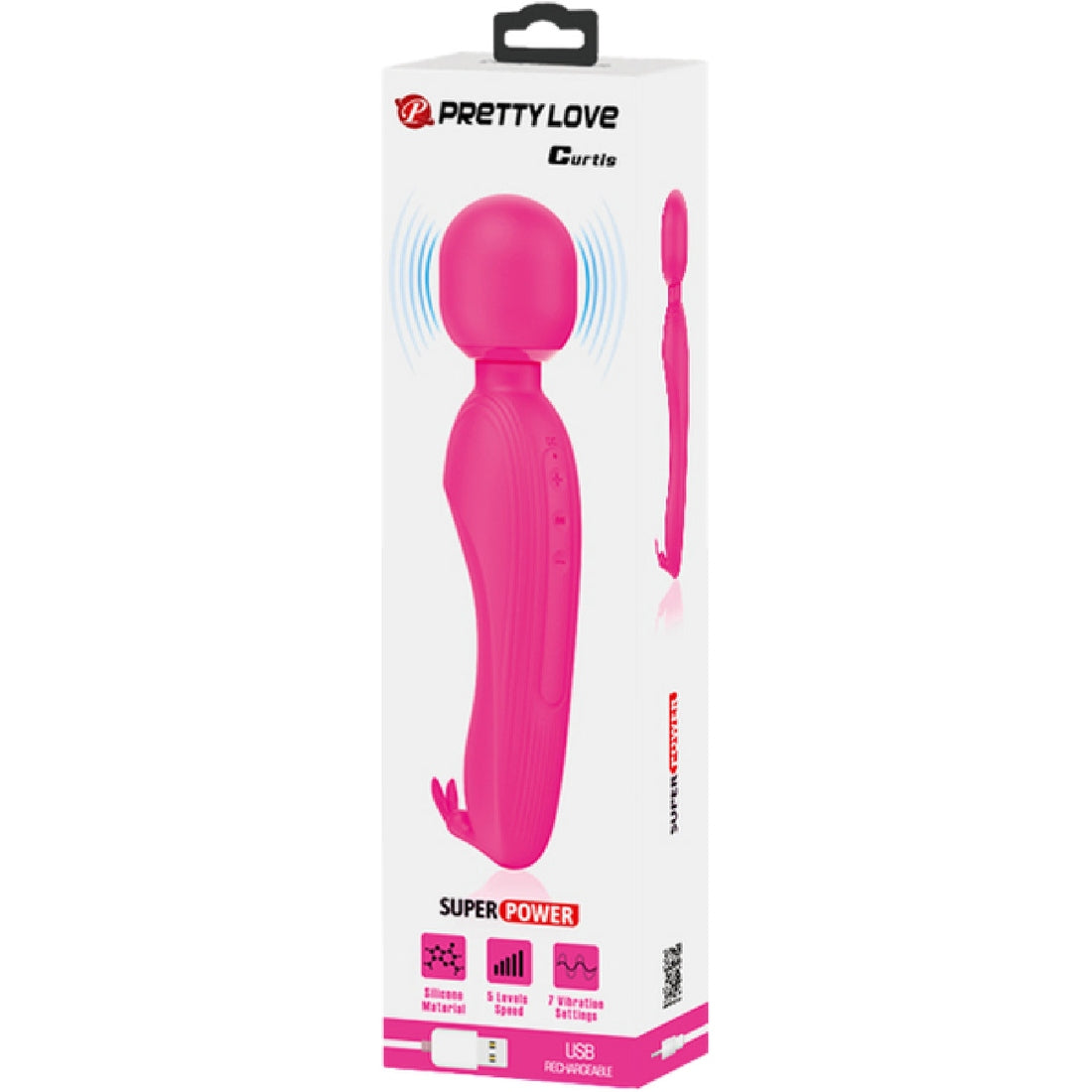 Rechargeable Curtis Wand Pretty Love