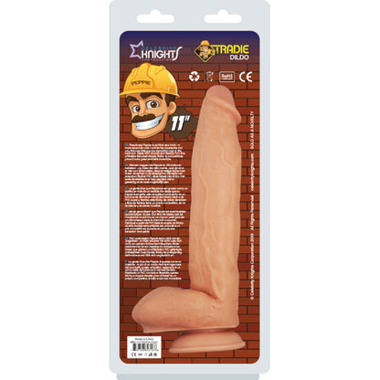 Tradie Dildo - Peppie 11" Flesh Celebrity Knights