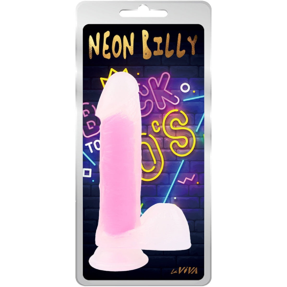 Neon Billy 7.6" Plus Free Clean Vibe Laviva