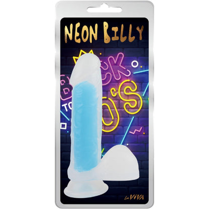 Neon Billy 7.6" Plus Free Clean Vibe Laviva