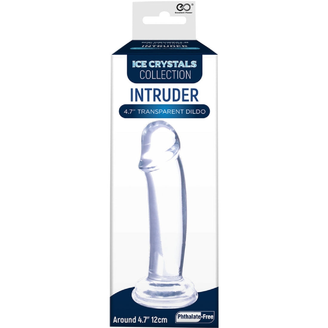 Intruder 4.5" Transparent Dildo Excellent Power