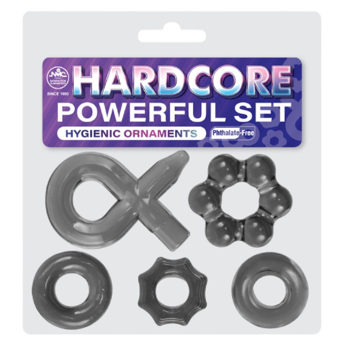 Hardcore Powerful Cockring Set Excellent Power