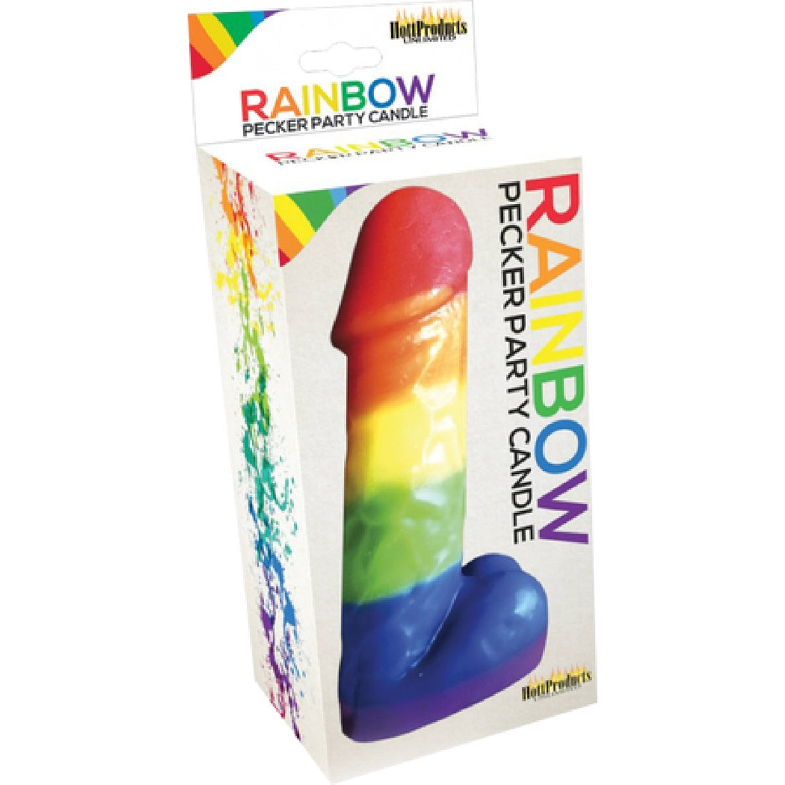 Rainbow Pecker Party Candle Hott Products Unlimited