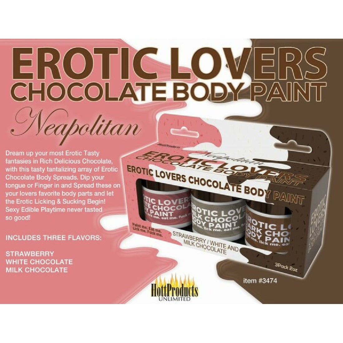 Chocolate Lovers Neapolitan Body Paints Hott Products Unlimited