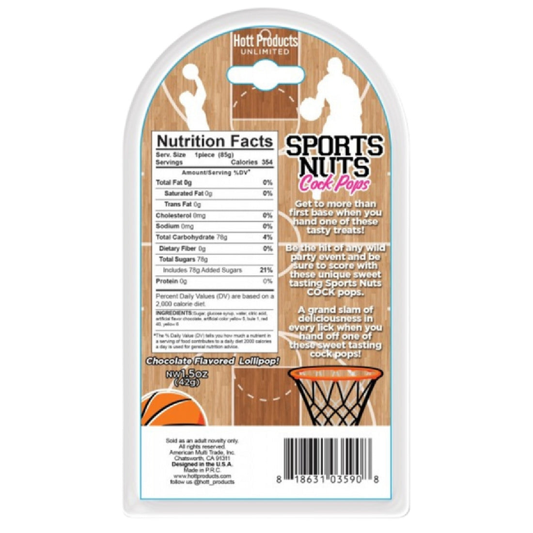 Sports Nuts Cock Pop Hott Products Unlimited