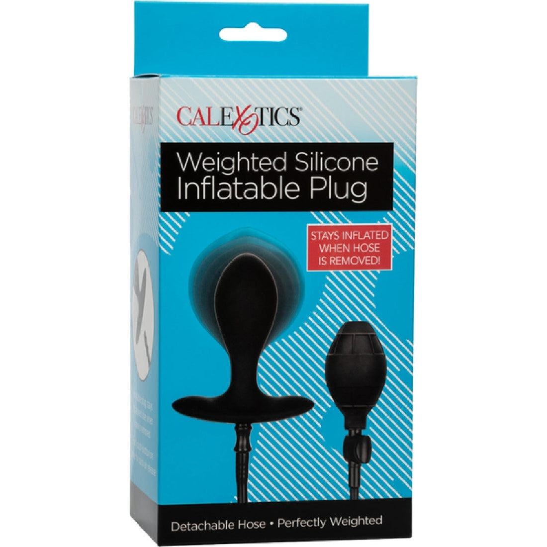 Weighted Silicone Inflatable Plug California Exotic Novelties