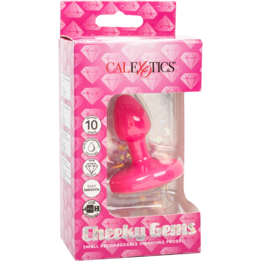 Cheeky Gems Small Rechargeable Vibrating Probe California Exotic Novelties