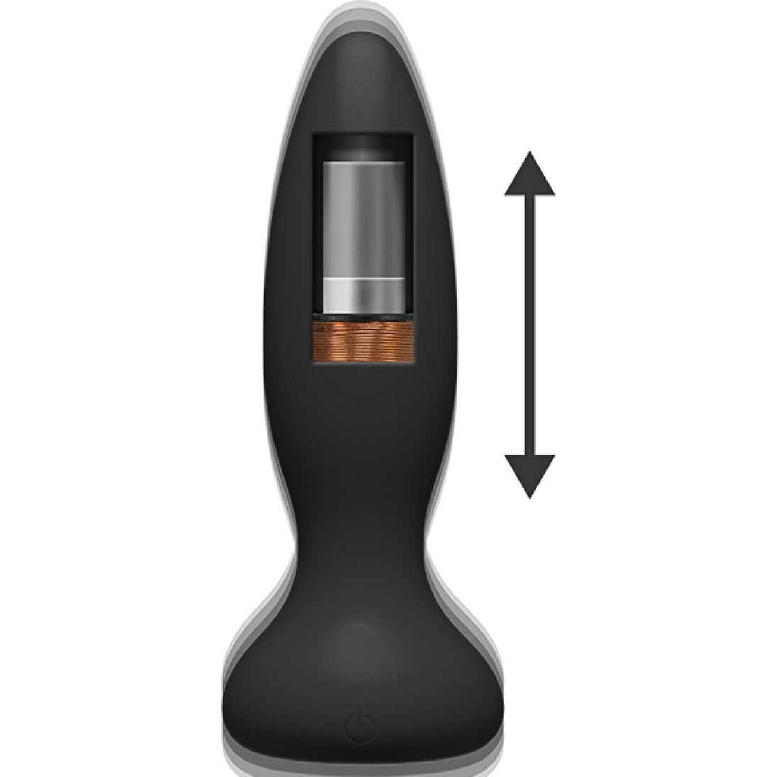 Thrust - Adventurous - Rechargeable Silicone Anal Plug With Remote Doc Johnson