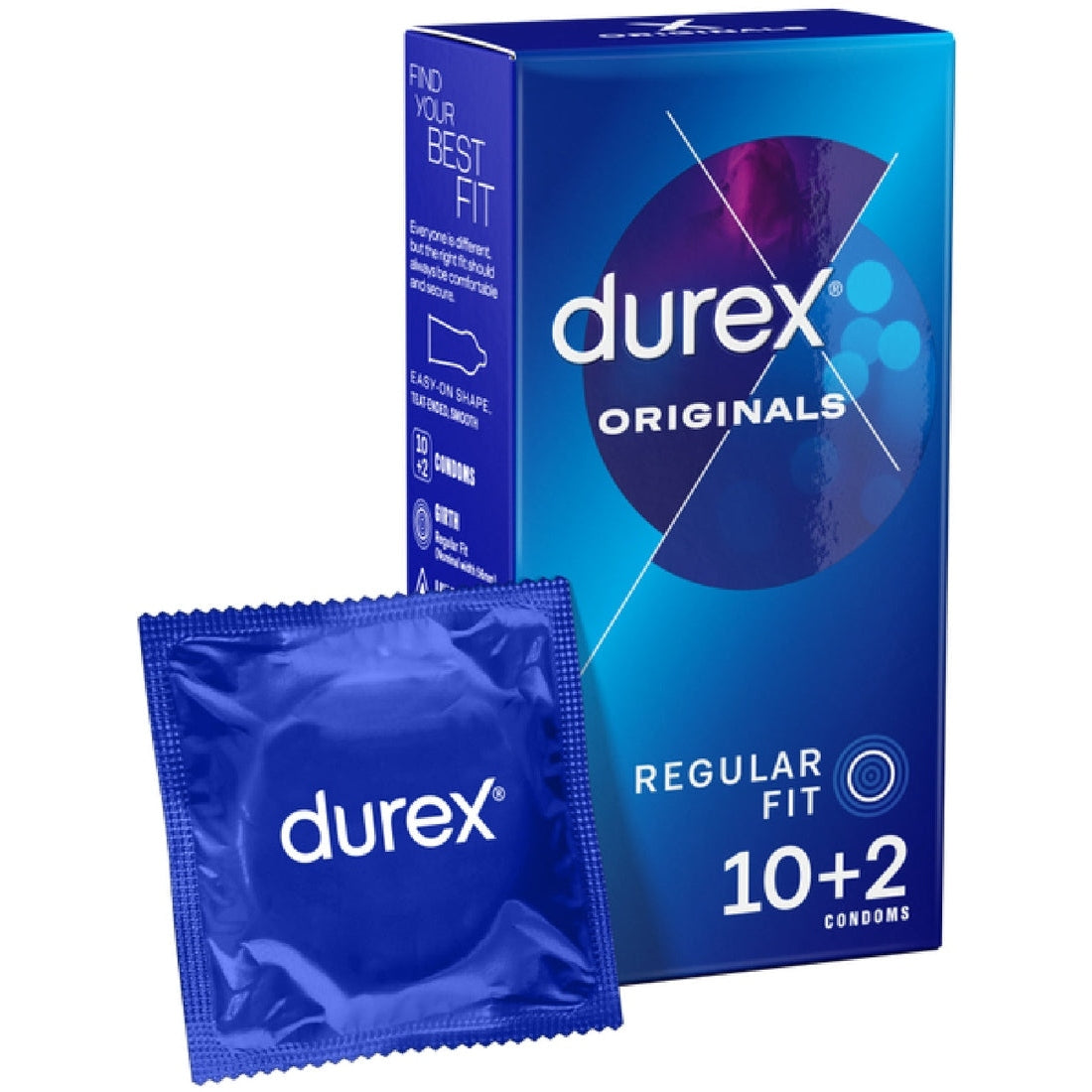 Originals Latex Condoms 10's 2 Free Durex