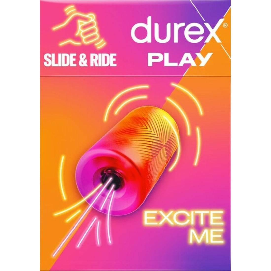 Play Slide & Ride Textured Masturbation Sleeve Durex