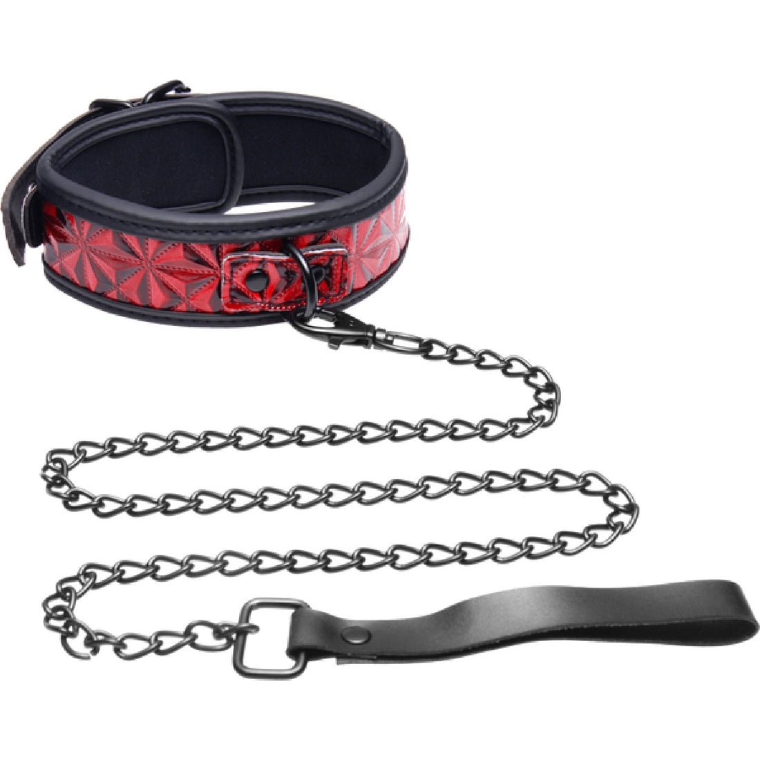 Crimson Tied Collar With Leash Xr Brands