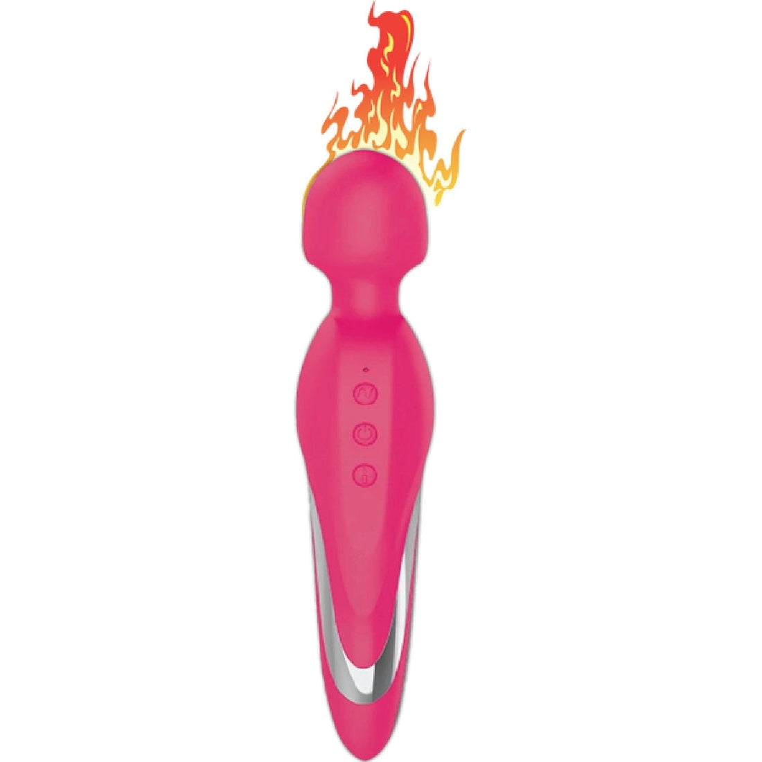 Rechargable Warming Body Wand - Pink Celebrity Knights