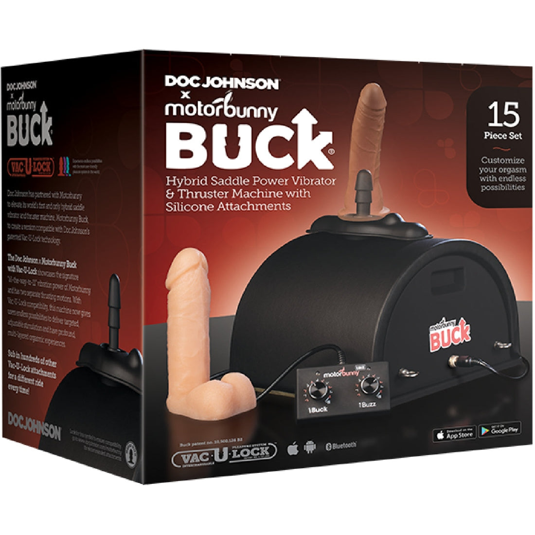 Motorbunny Buck With Vac-u-lock Doc Johnson