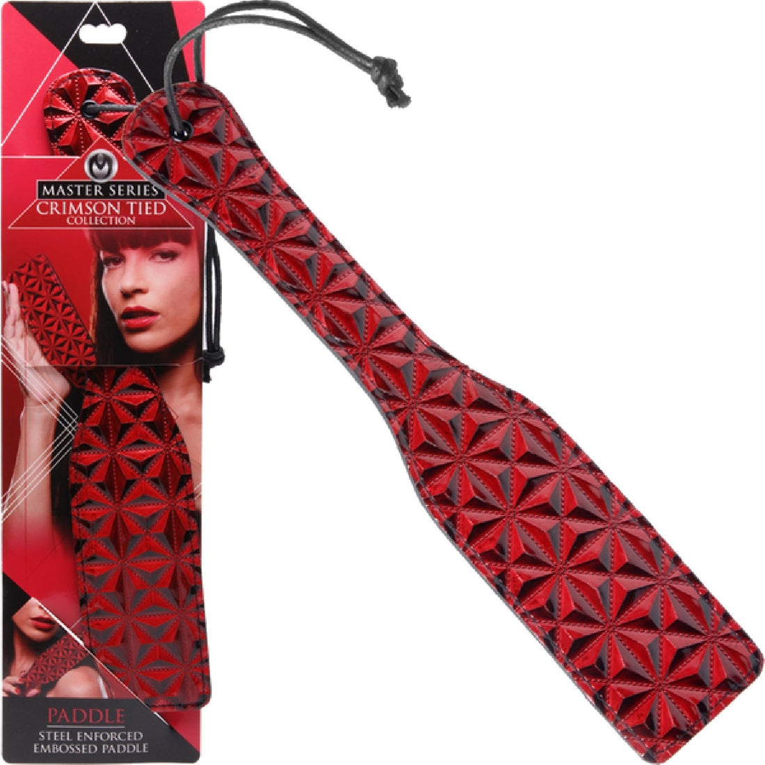 Crimson Tied Steel Enforced Spanking Paddle Xr Brands