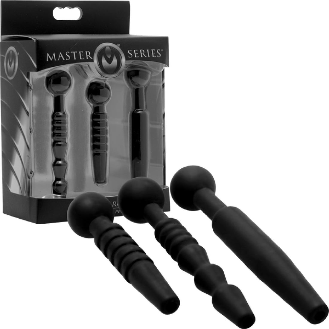 Dark Rods 3 Piece Silicone Penis Plug Set Xr Brands