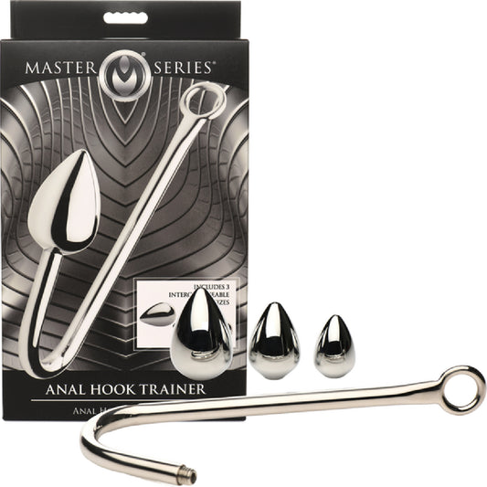 Anal Hook Trainer Anal Hook W/ 3 Plugs Xr Brands