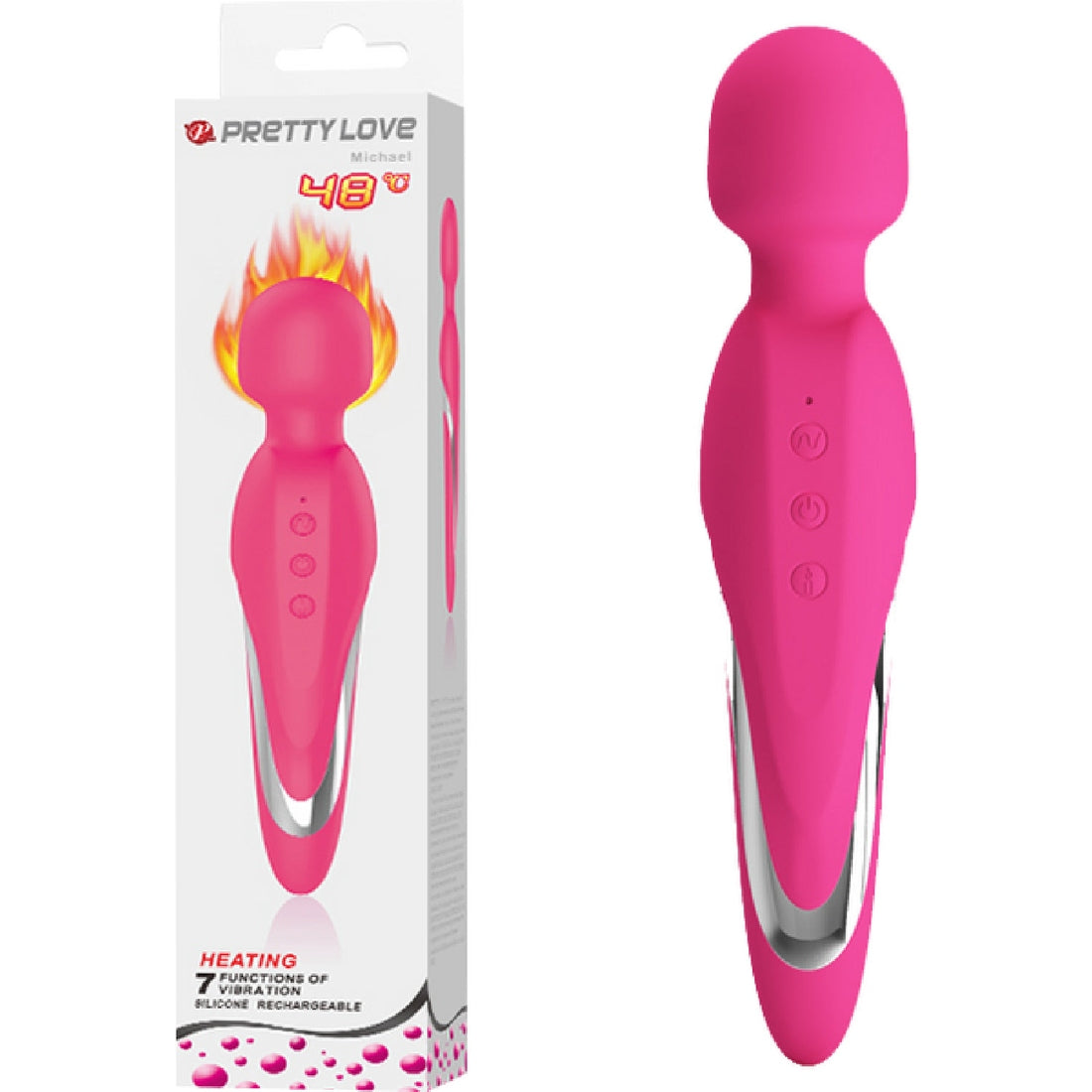 Rechargeable Warming Wand Pretty Love