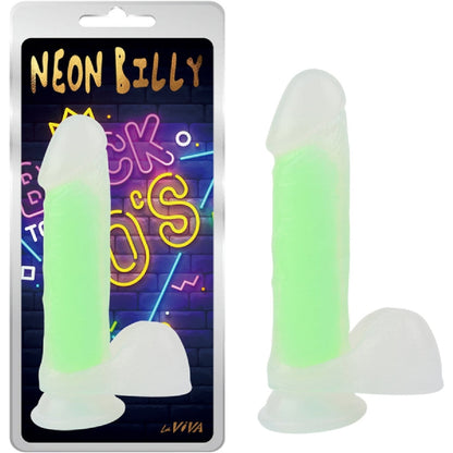 Neon Billy 7.6" Plus Free Clean Vibe Laviva