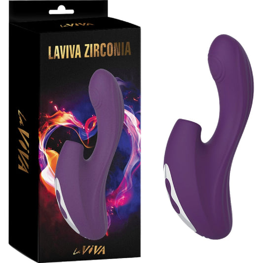 Zirconia Sucking & Knocking Vibrator Laviva