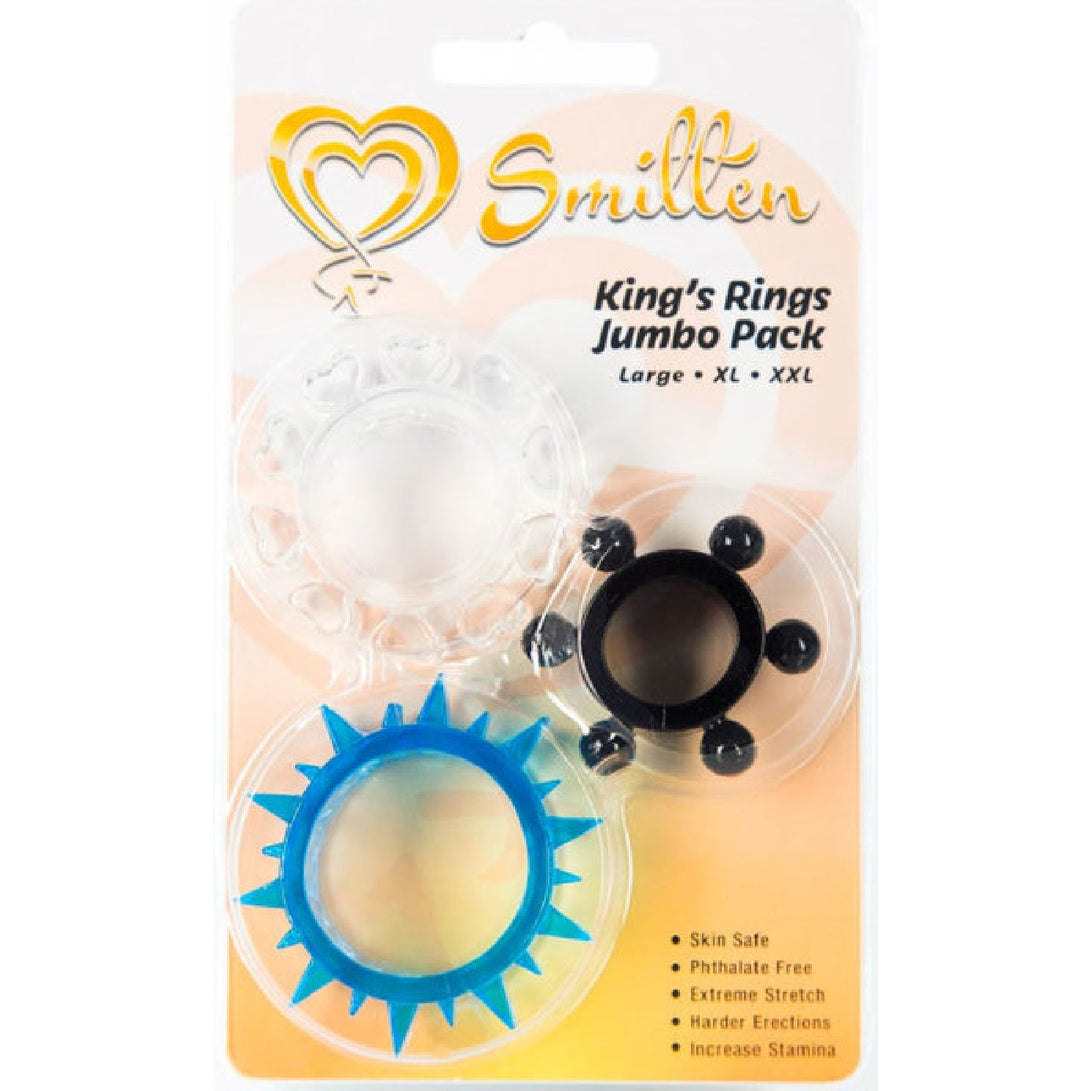 King's Rings Jumbo Pack 3-Pack Smitten