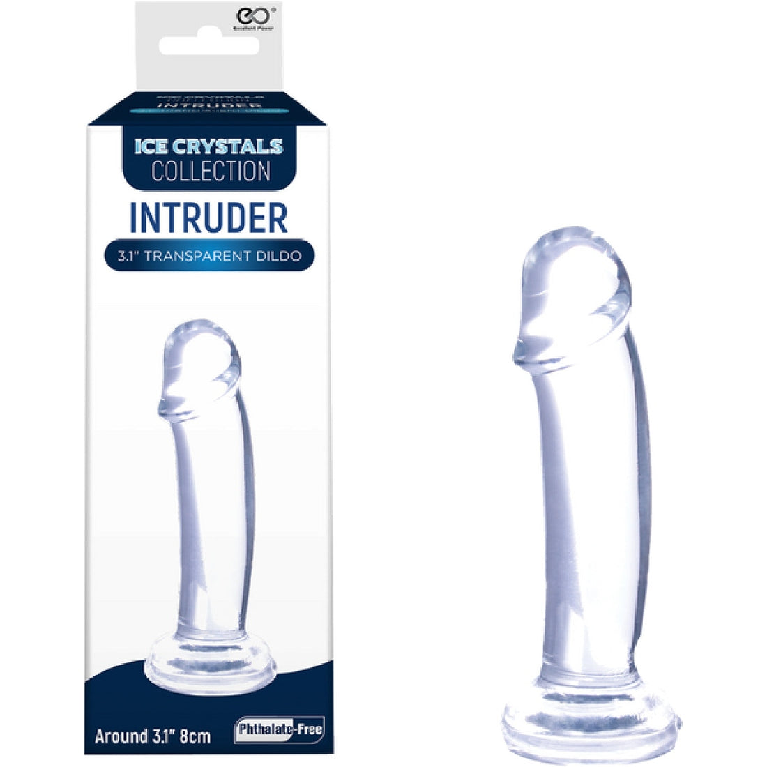 Intruder 3" Transparent Dildo Excellent Power