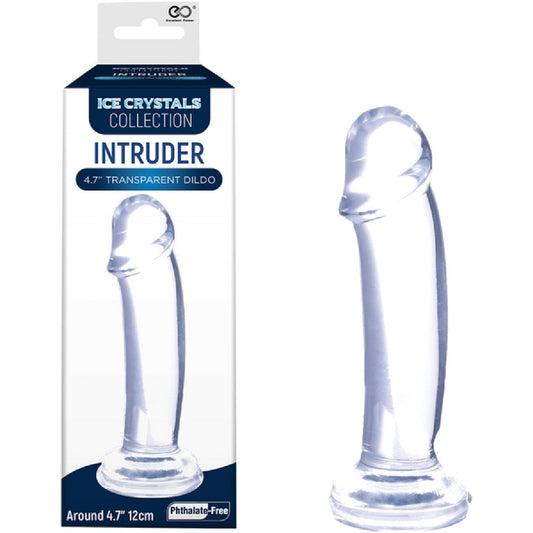 Intruder 4.5" Transparent Dildo Excellent Power