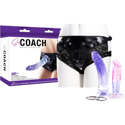 Sex Coach With 6 & 7" Dildo Excellent Power