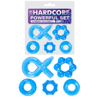 Hardcore Powerful Cockring Set Excellent Power