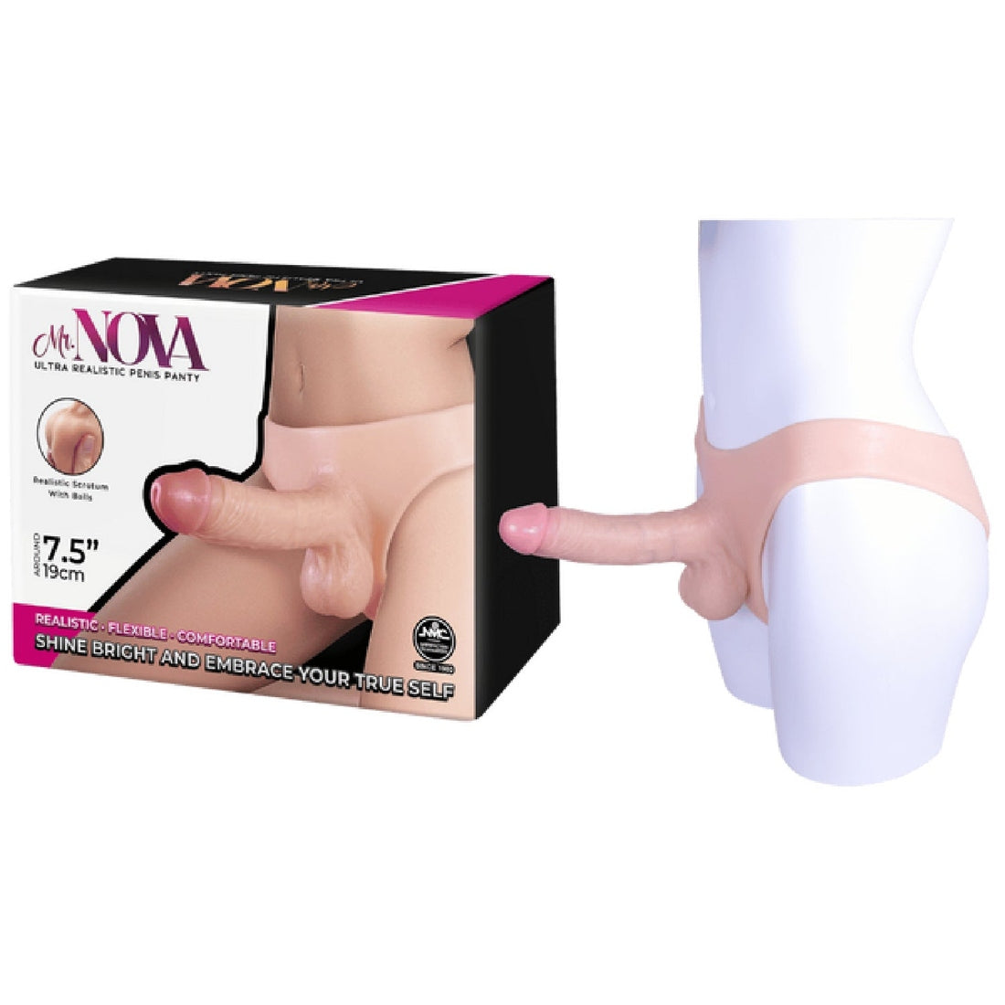 Ultra Realistic 7.5" Penis Panty Excellent Power