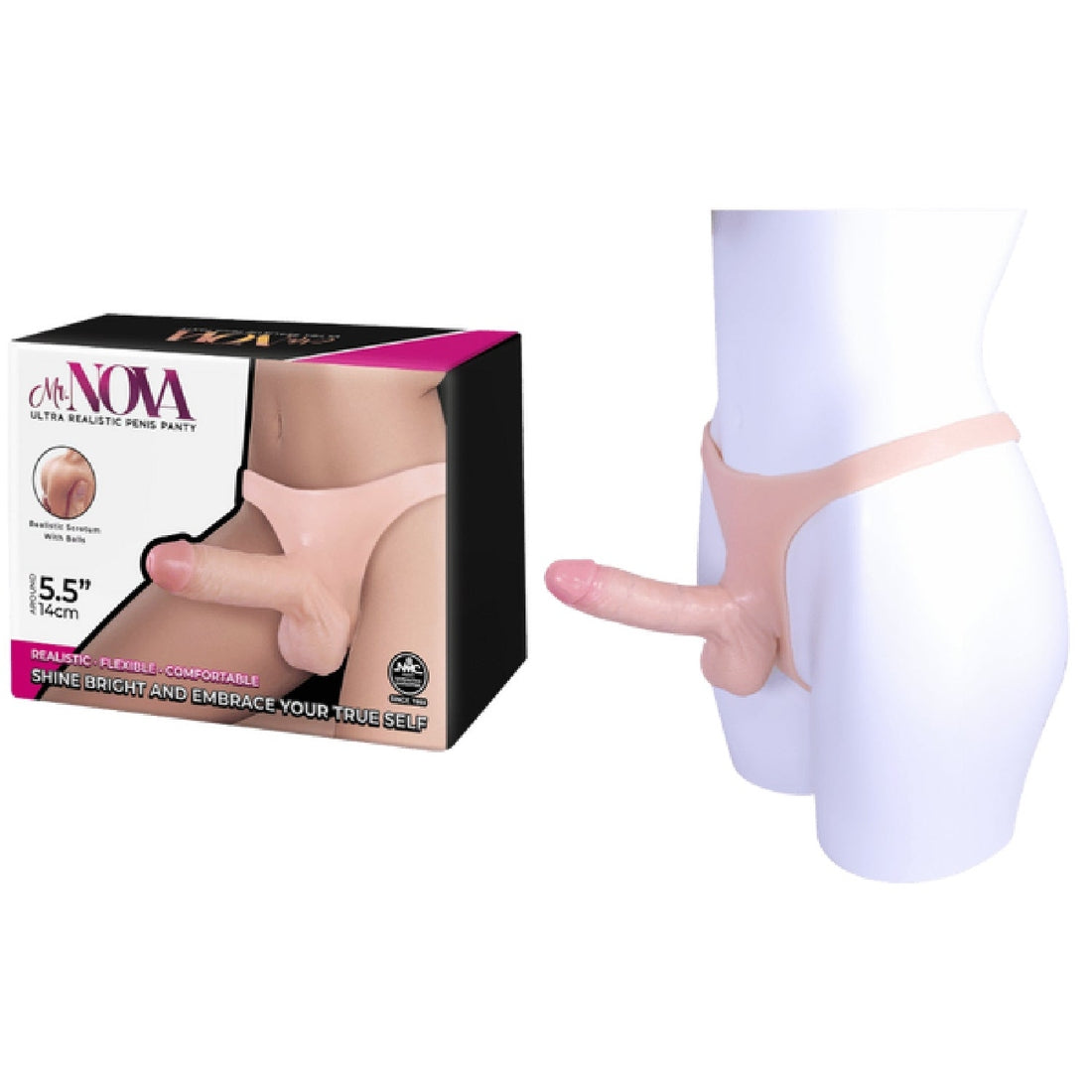 Ultra Realistic 5.5" Penis Panty Excellent Power