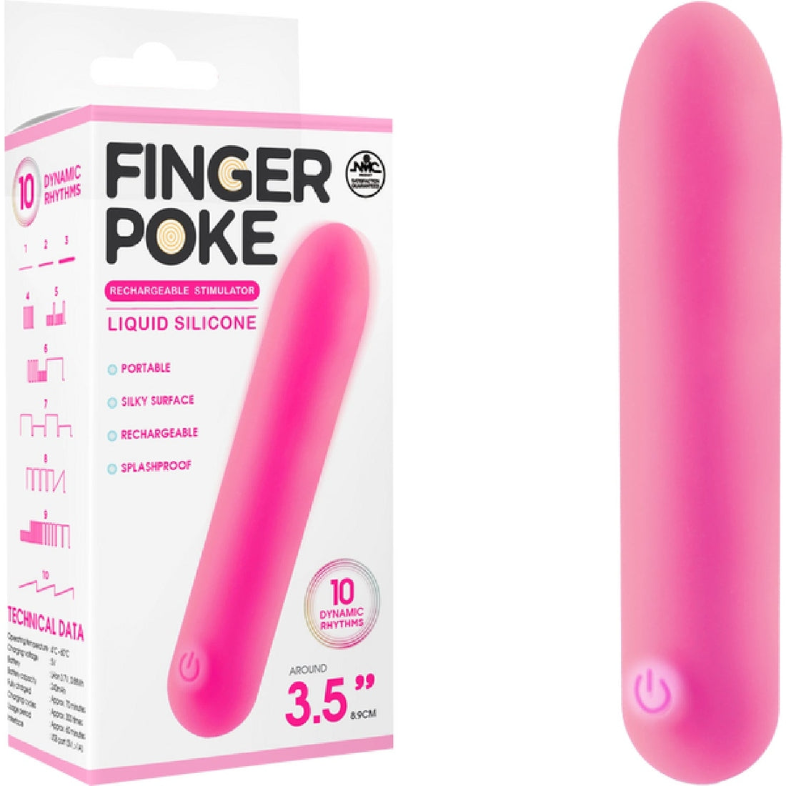 3.5" Rechargeable Stimulator Excellent Power