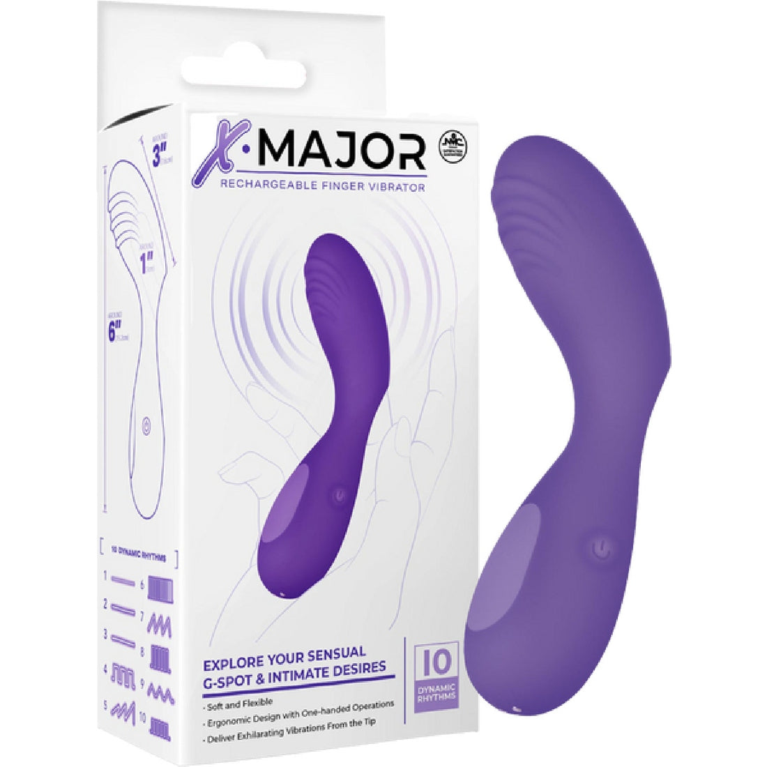 Rechargeable Finger Vibrator Excellent Power