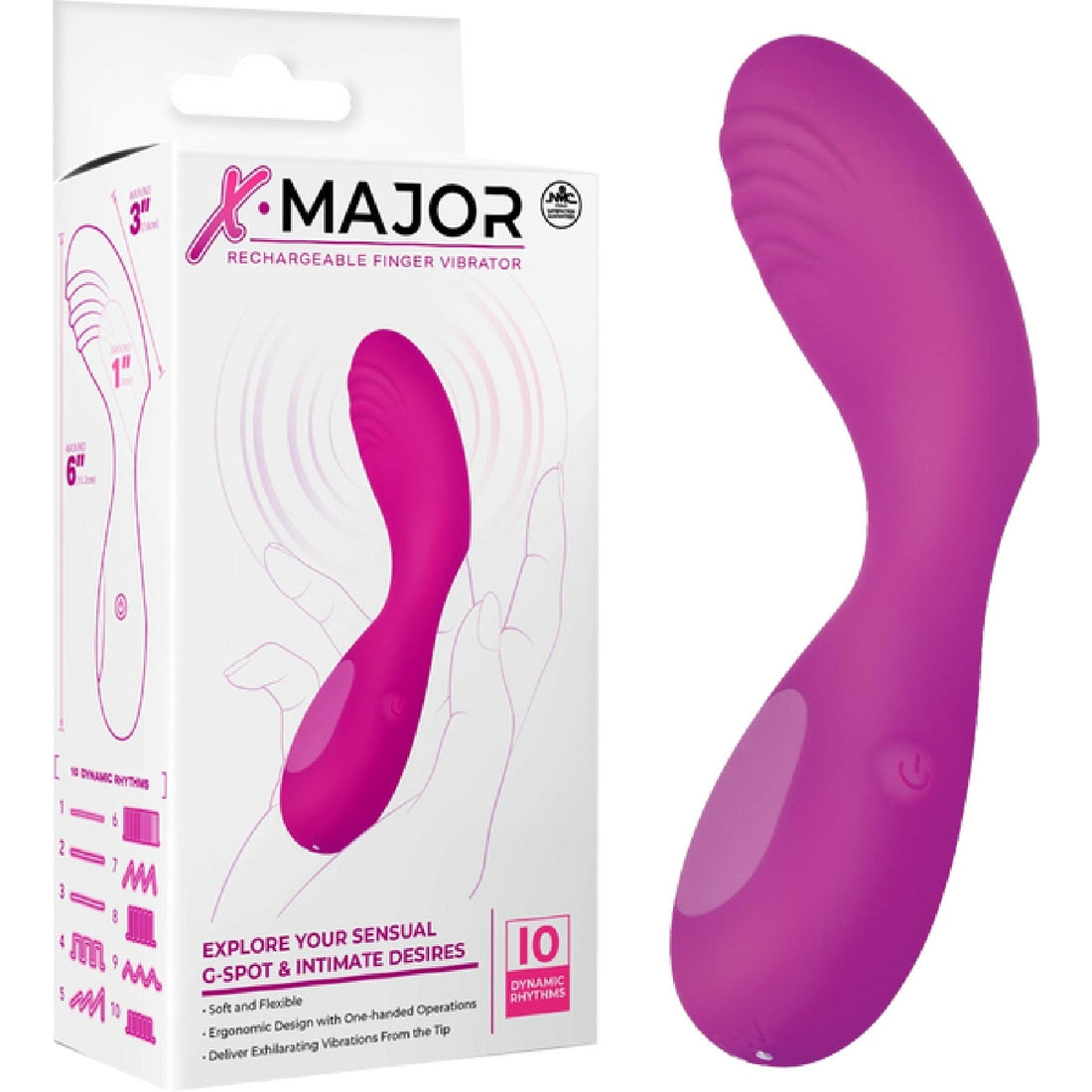 Rechargeable Finger Vibrator Excellent Power