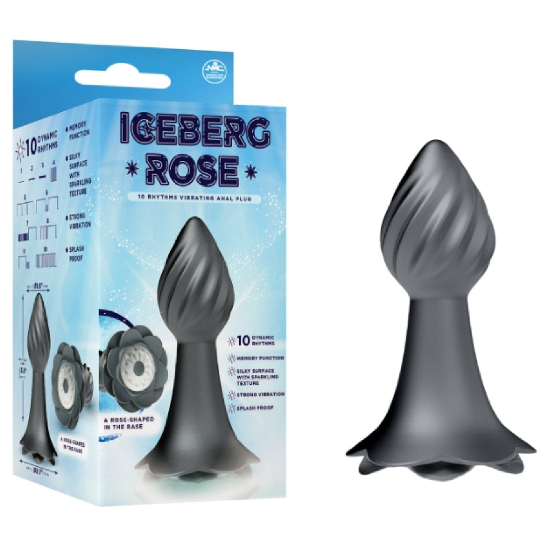 10 Rhythms Vibrating Anal Plug Excellent Power