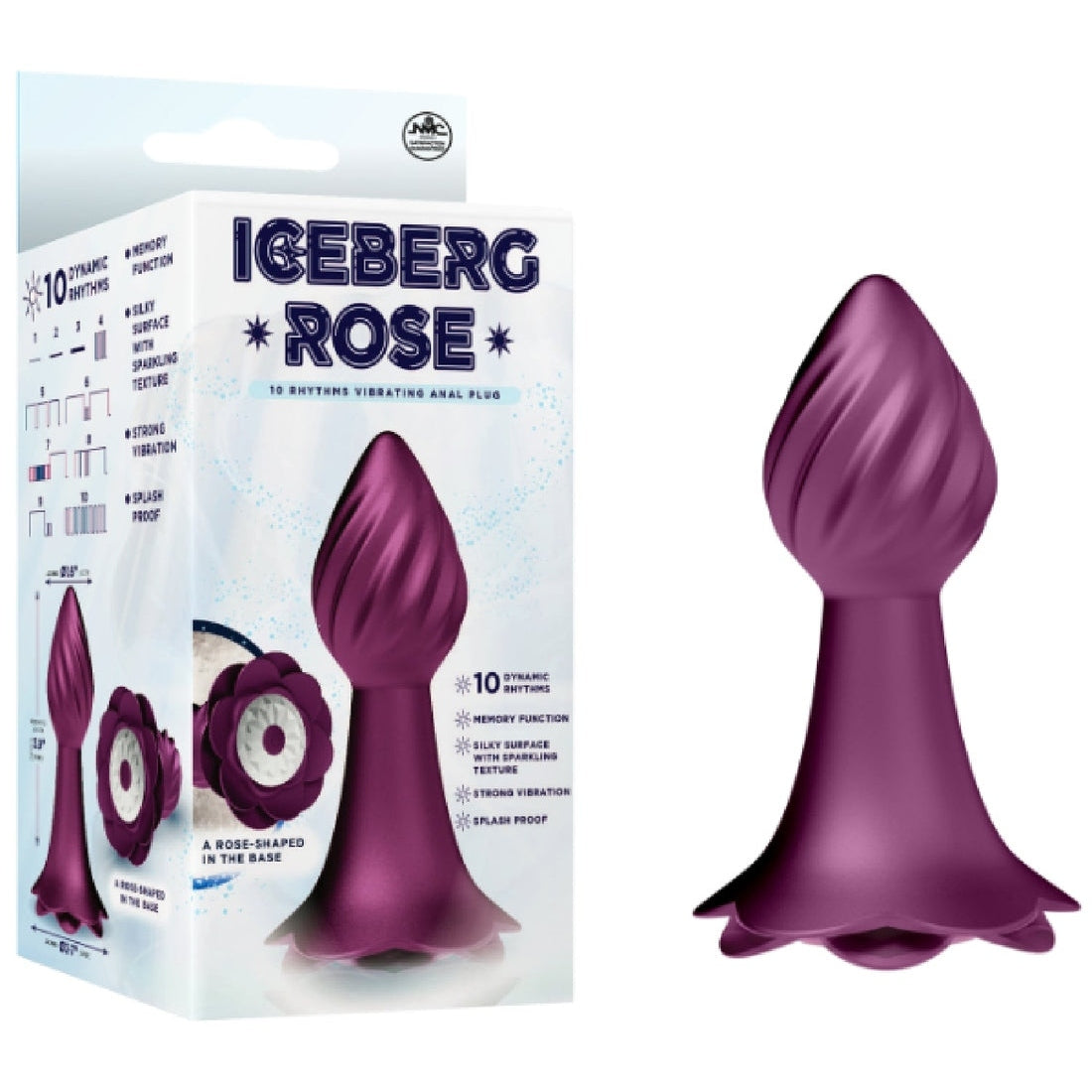 10 Rhythms Vibrating Anal Plug Excellent Power