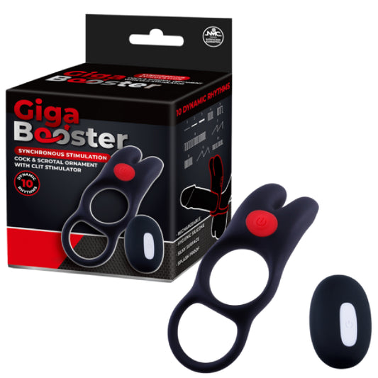 Cock & Scrotal Ornament with Clit Stimulator Excellent Power