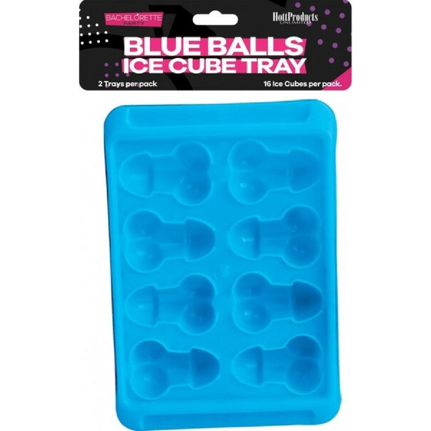 Blue Balls - Penis & Balls Shaped Ice Cube Tray Hott Products Unlimited