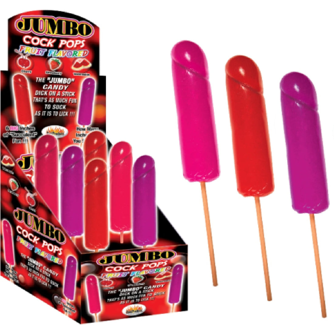 Jumbo Fruit Cock Pops Hott Products Unlimited