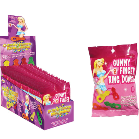 Gummy Finger Ring Dongs Hott Products Unlimited