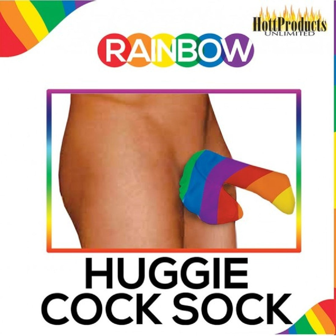 Rainbow Pecker Huggie - Cock Sock Hott Products Unlimited